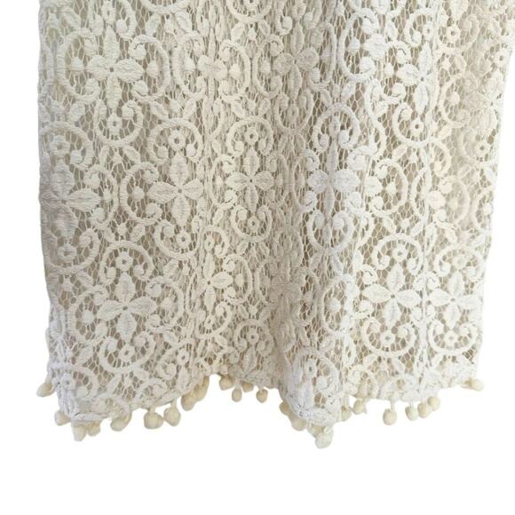 Patbo Vintage Crochet Cover Up Off White O/S - Picture 12 of 12